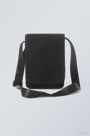 Weekday Becky Canvas Bag Black | TINY2462