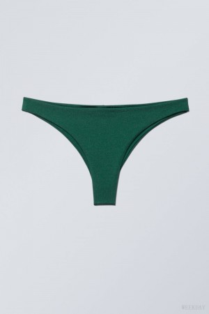 Weekday Brazilian Bikini Bottoms Green | DPCN7245