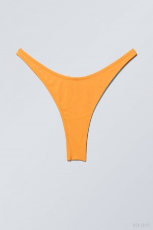 Weekday Brazilian Mini Bikini Bottom Mango | ENGV6510