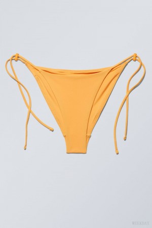 Weekday Drawstring Bikini Bottoms Mango | GKEI0505