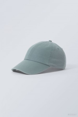 Weekday Essential Washed Cap Blue | NTTW8345