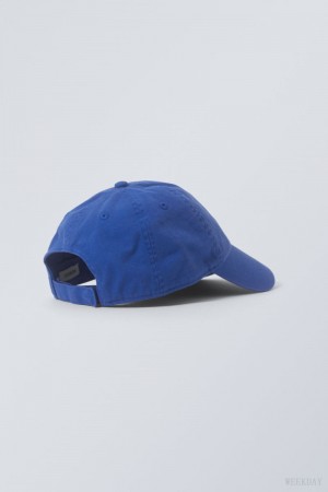 Weekday Essential Washed Cap Deep Blue | WNVJ8129