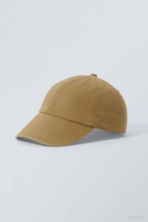 Weekday Essential Washed Cap Desert | LXOS4524