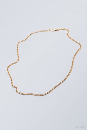 Weekday John Necklace Gold | XTVV7476