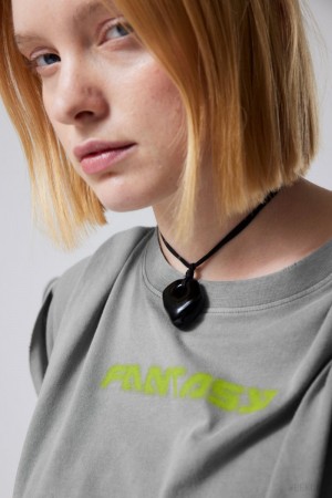 Weekday Kate Necklace Black | CBEI0059