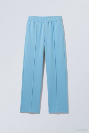 Weekday Ken Tracksuit Pants Light Blue | JXQZ5318