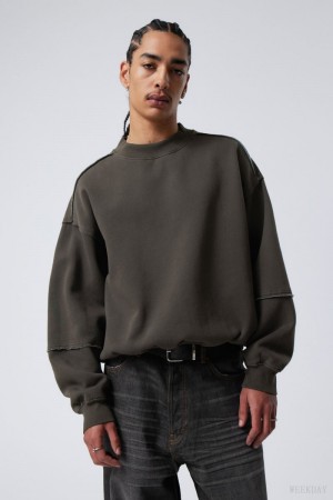 Weekday Liam Sweatshirt Grey | MYZD2745