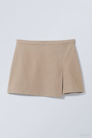 Weekday Mel Mini Skirt Mole | YJAJ9180