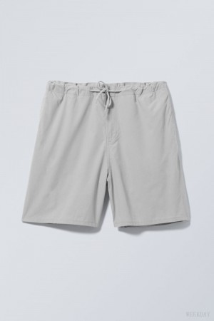 Weekday Parachute Loose Shorts Grey | GGAF1438