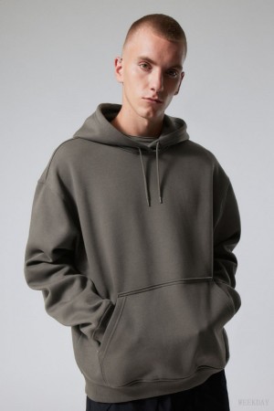 Weekday Relaxed Heavy Hoodie Black | PCWX8278