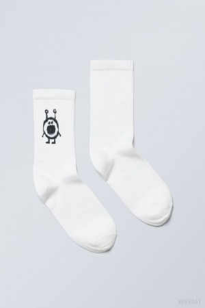 Weekday Sport Printed Socks Mini Tubbie | GLSL0322