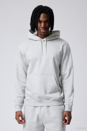 Weekday Standard Midweight Hoodie Grey | EKDT0270