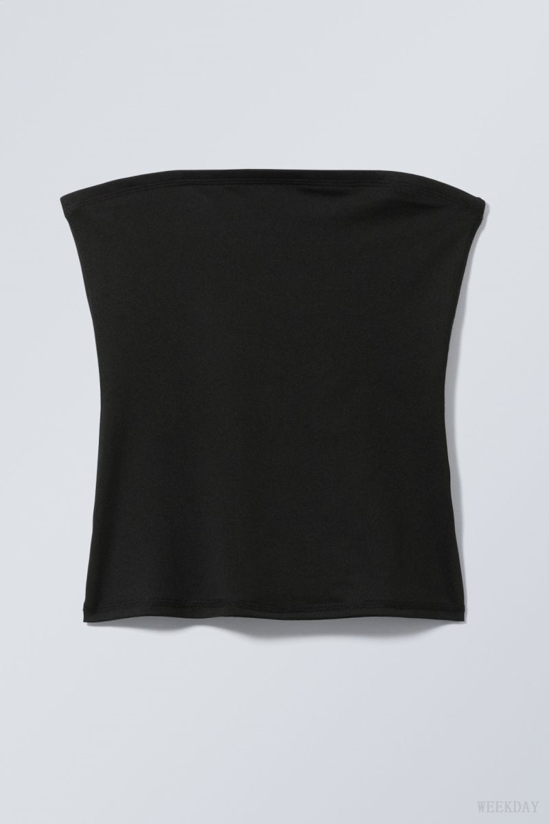 Weekday Act Tube Top Black | VPTO7109