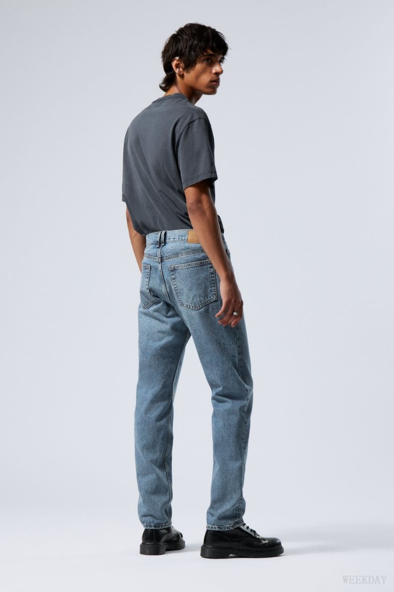 Weekday Barrel Relaxed Tapered Jeans Blue | OQLQ3341