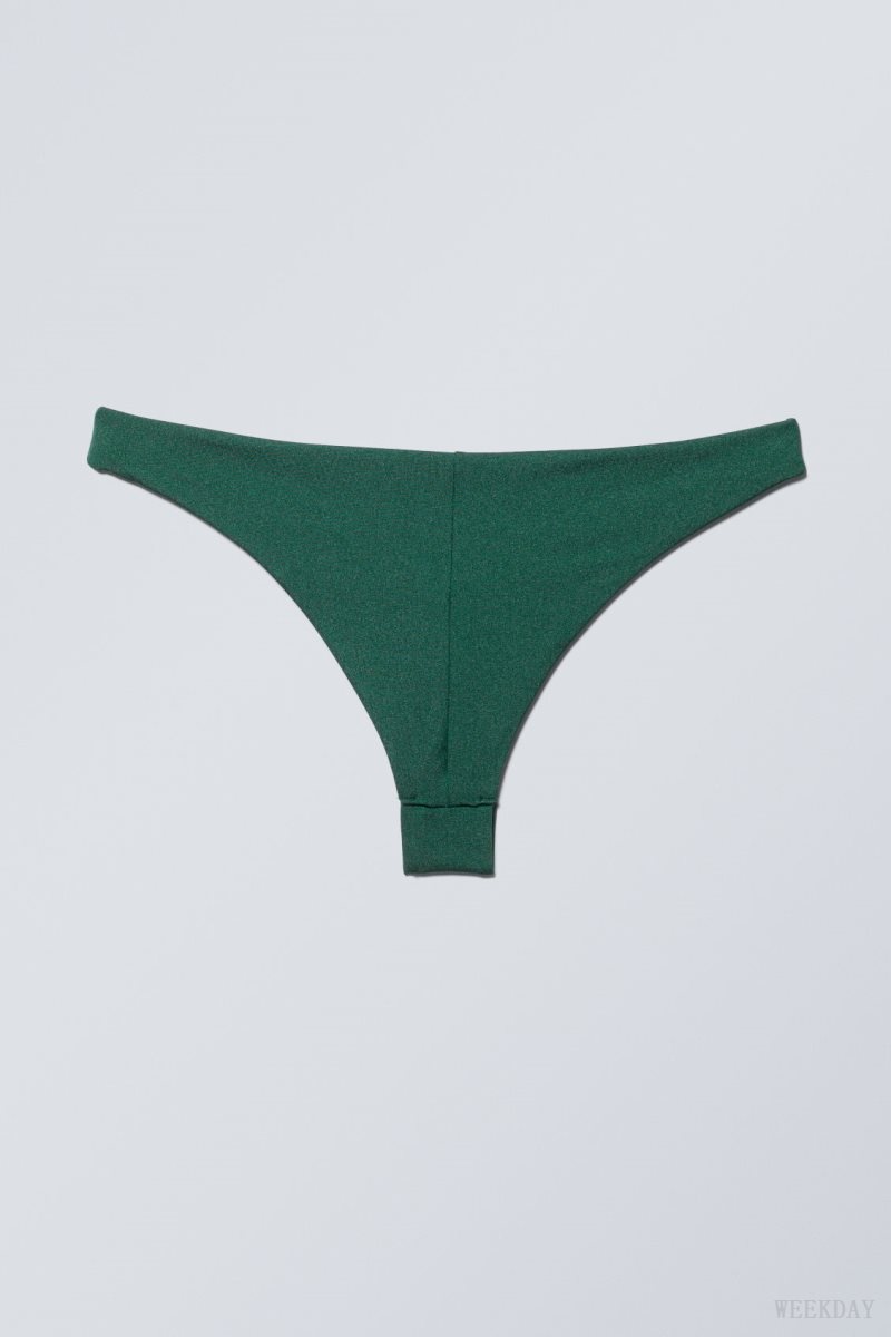 Weekday Brazilian Bikini Bottoms Green | DPCN7245