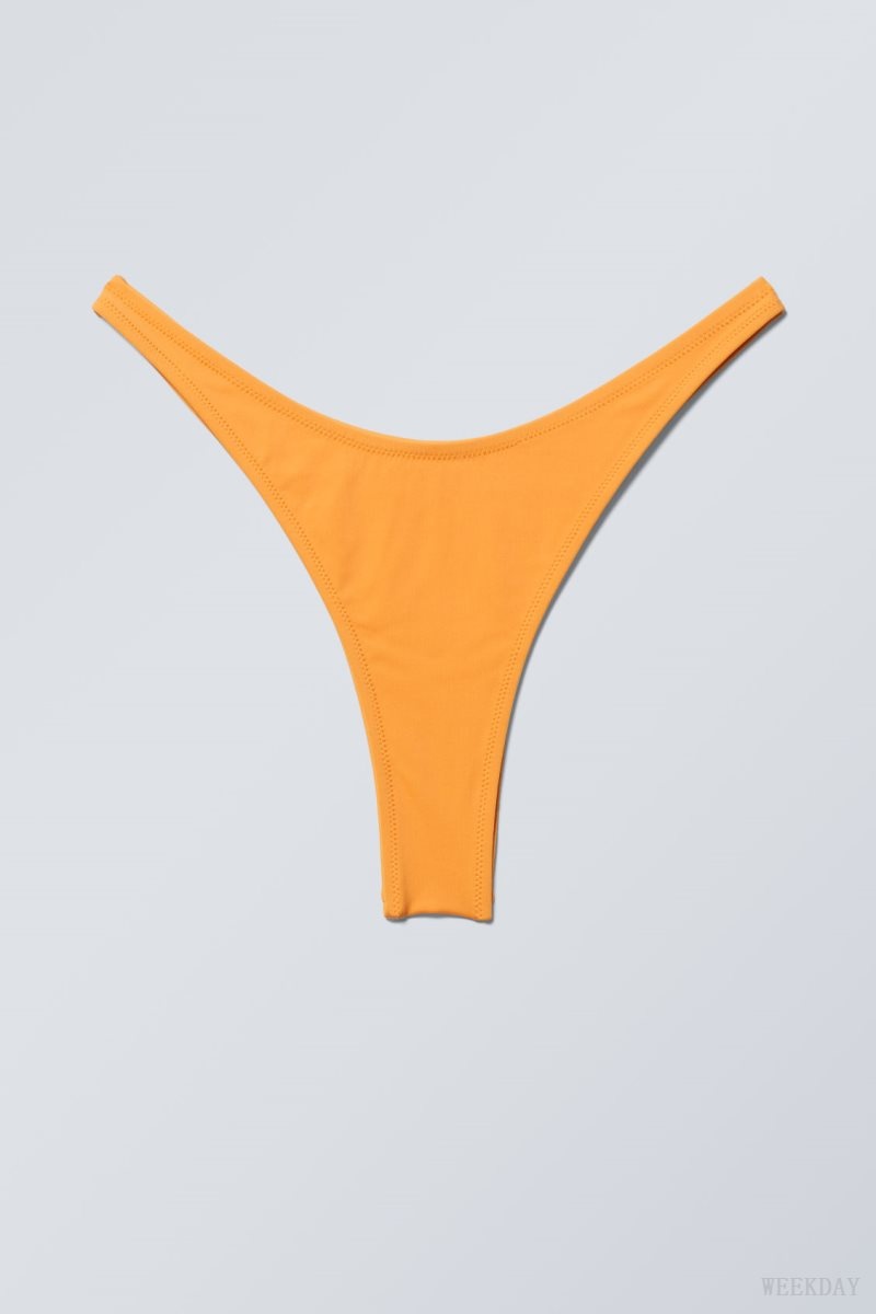 Weekday Brazilian Mini Bikini Bottom Mango | ENGV6510