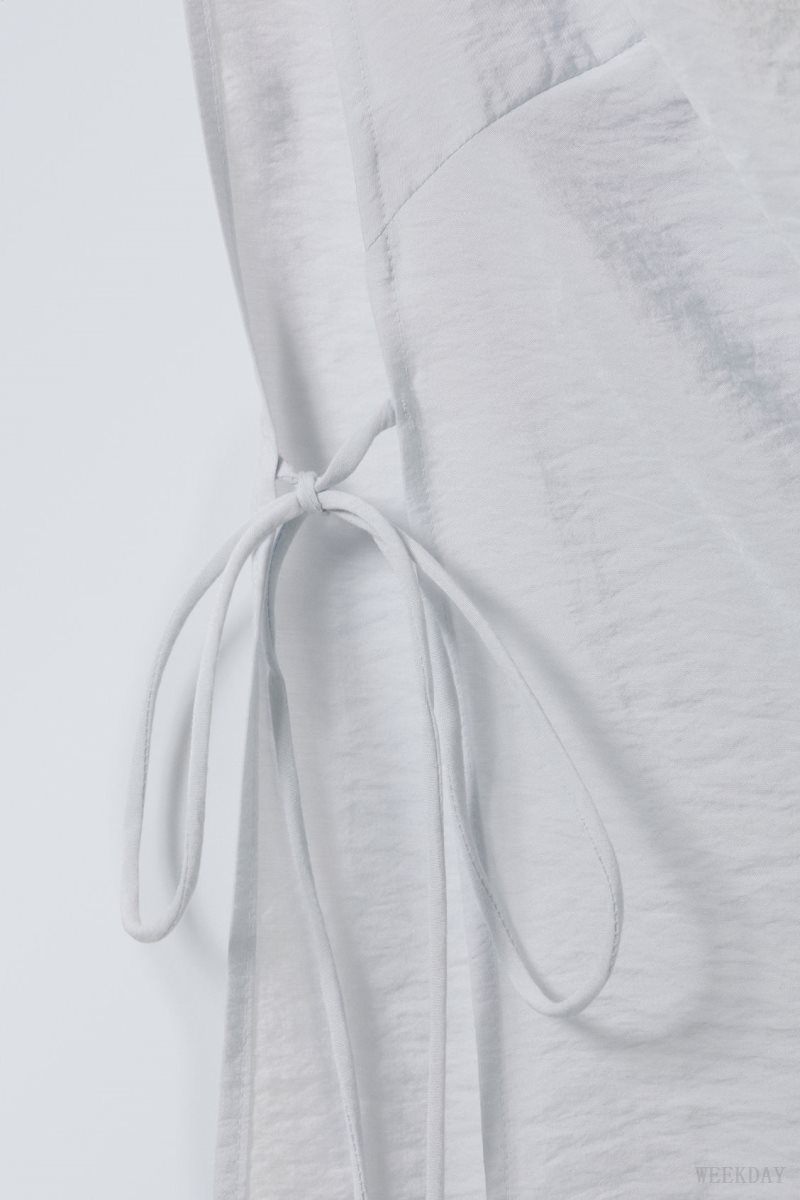 Weekday Cintia Tank Top Light Grey | RSNV1495