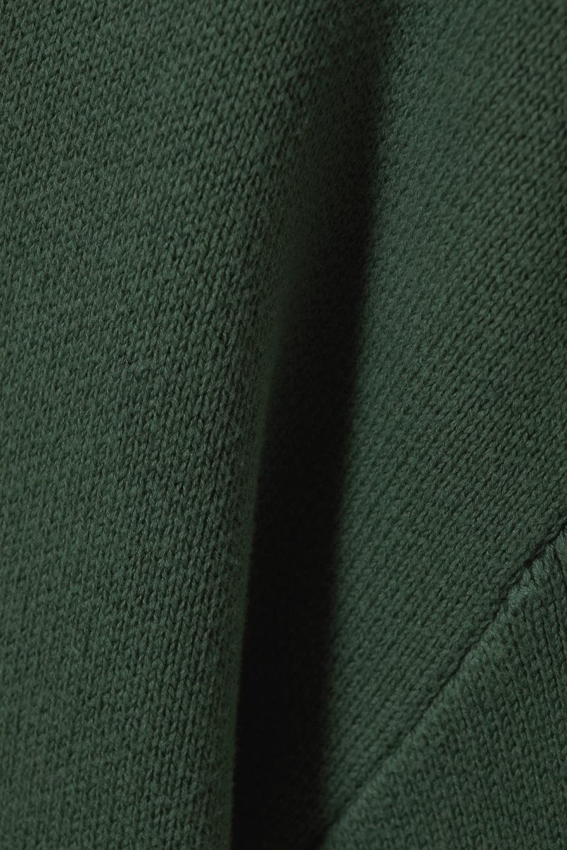 Weekday Cypher Oversized Sweater Dark Green | ZVIQ9435