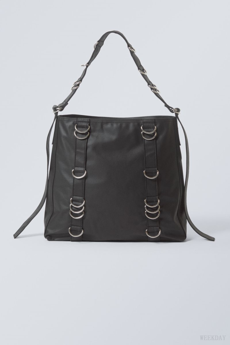 Weekday D-Ring Bag Black | TFFC2585