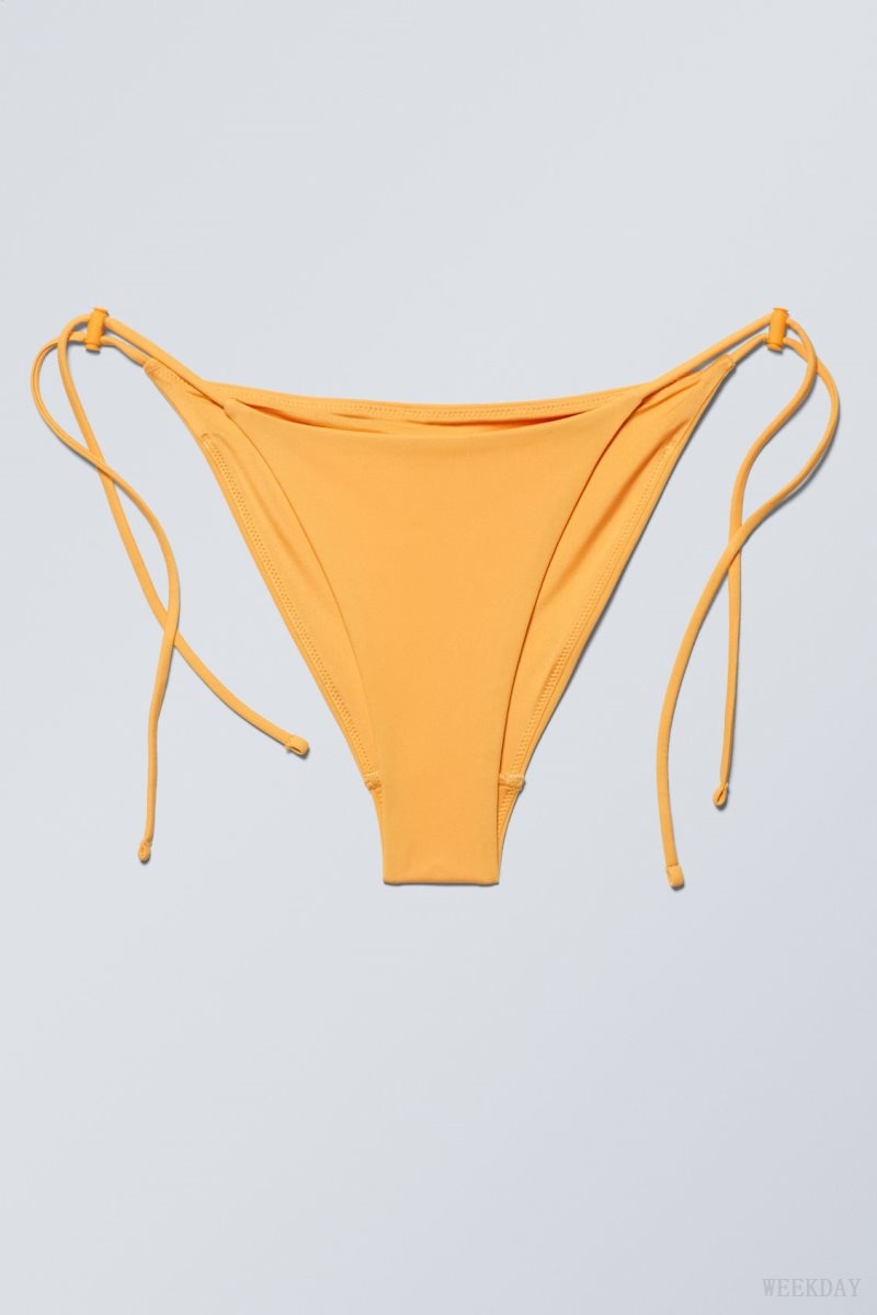 Weekday Drawstring Bikini Bottoms Mango | GKEI0505