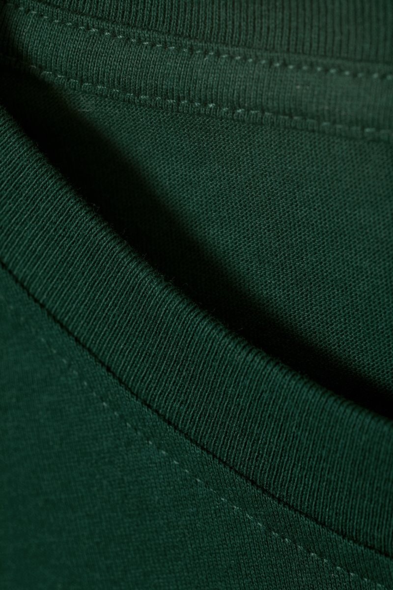 Weekday Essence Standard Long Sleeve Dark Green | IGCV6765