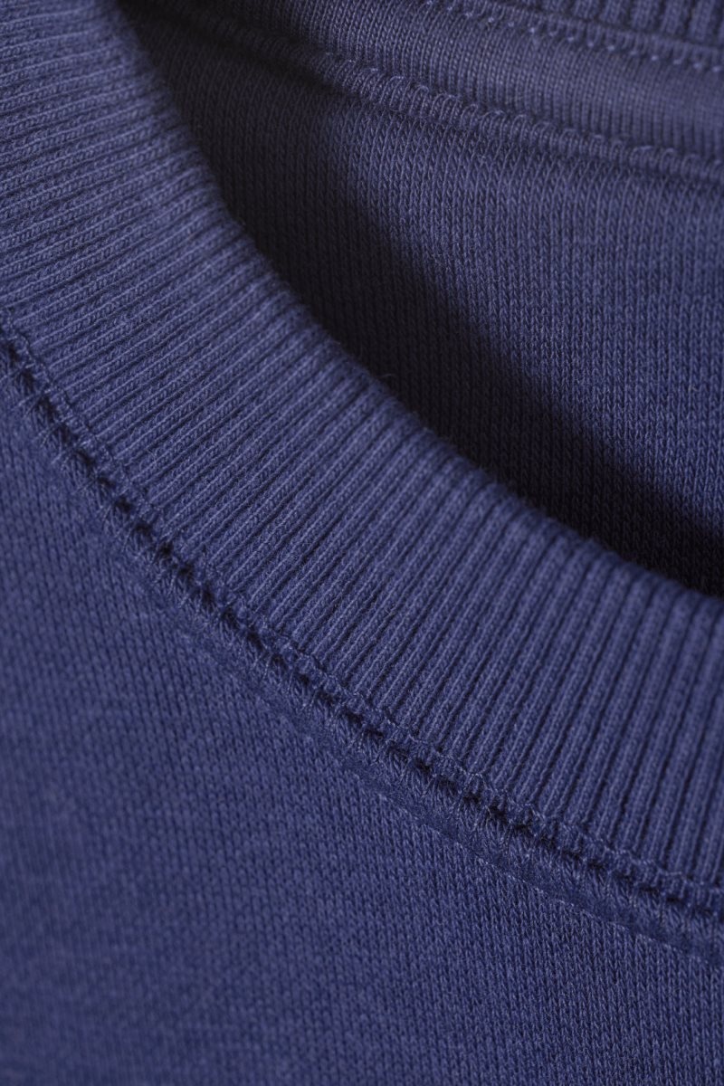 Weekday Essence Standard Sweatshirt Dark Blue | RZDO3034