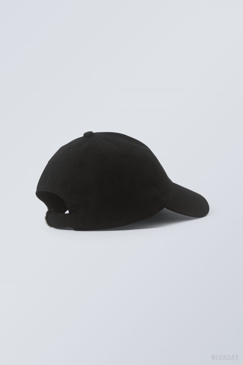 Weekday Essential Cotton Cap Black | GRES6611