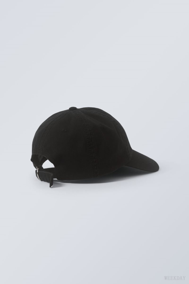 Weekday Essential Heavy Stitch Cap Black | JSCP1088