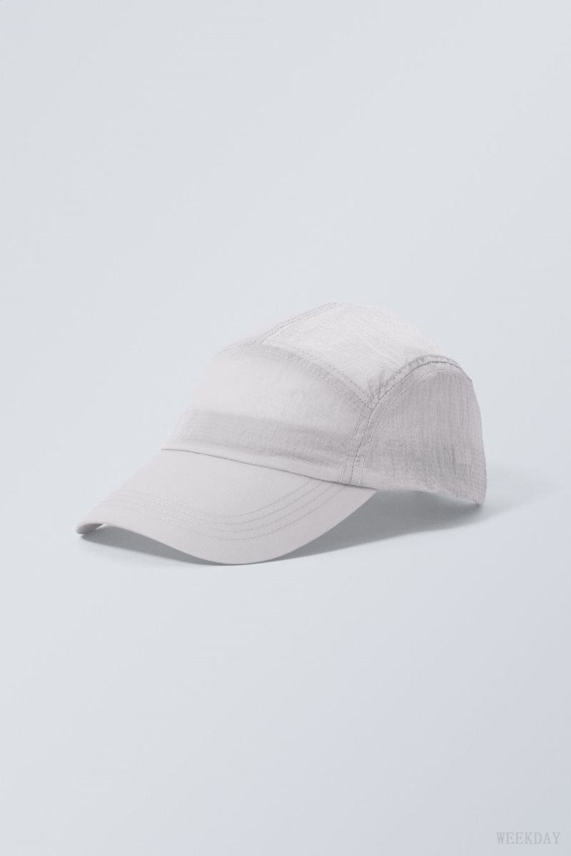 Weekday Essential Sport Cap Light Grey | VXLI0496