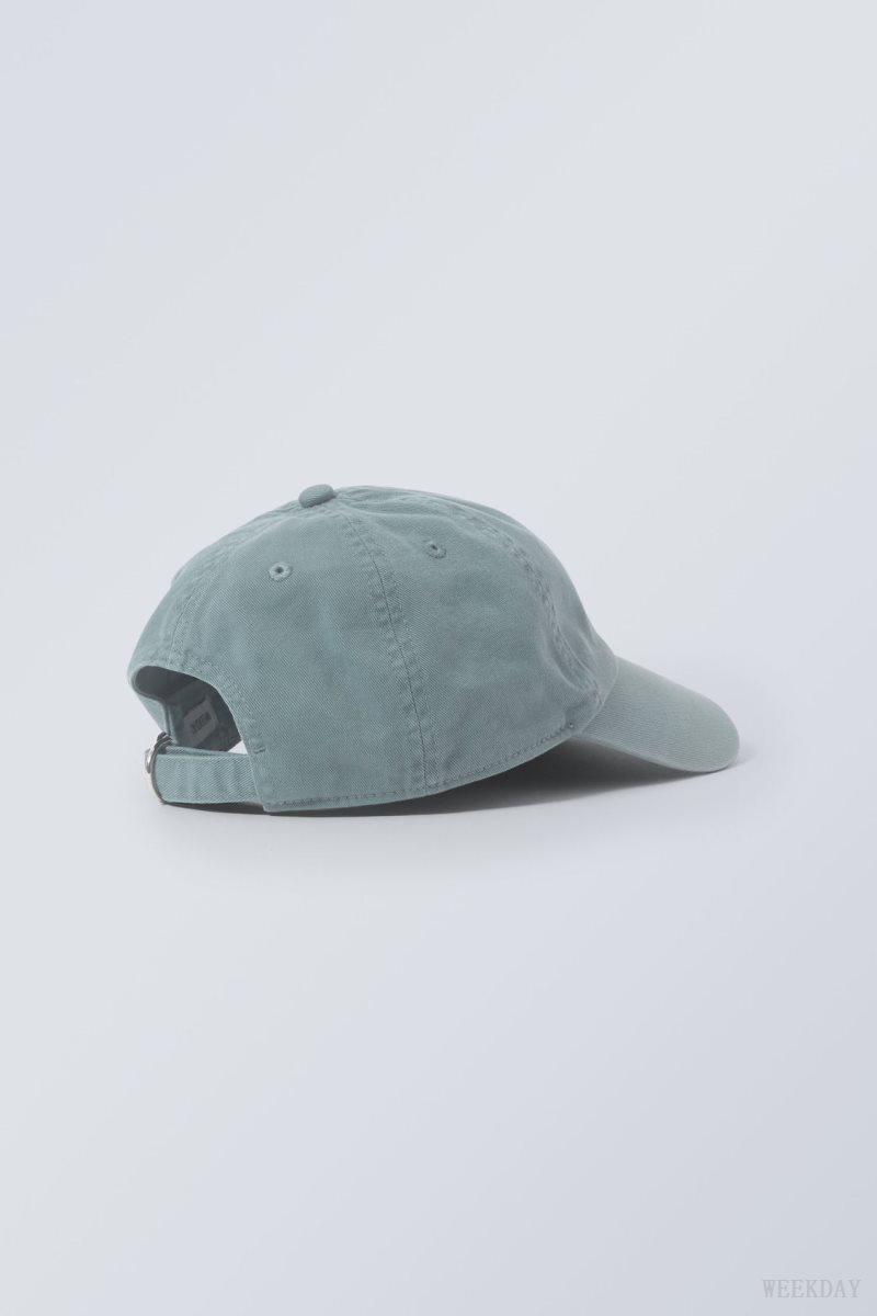 Weekday Essential Washed Cap Blue | AQAC0199