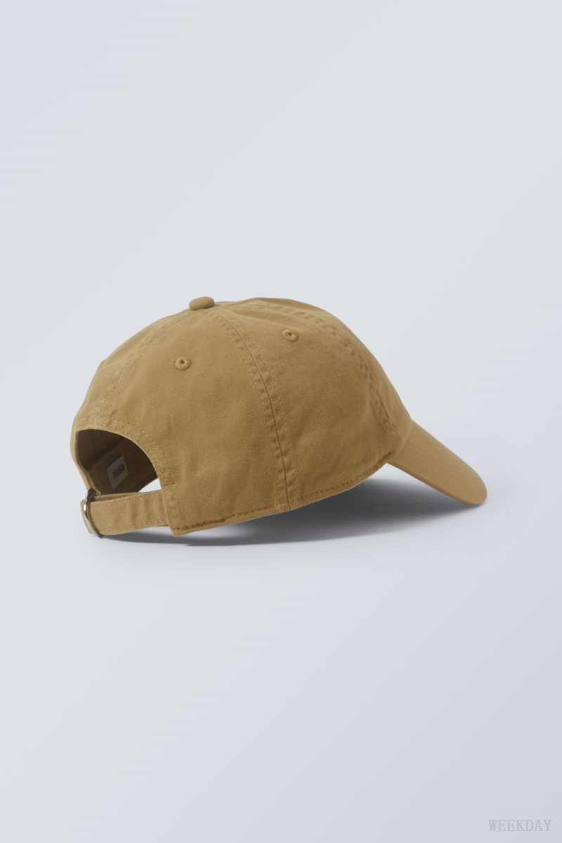 Weekday Essential Washed Cap Desert | LXOS4524