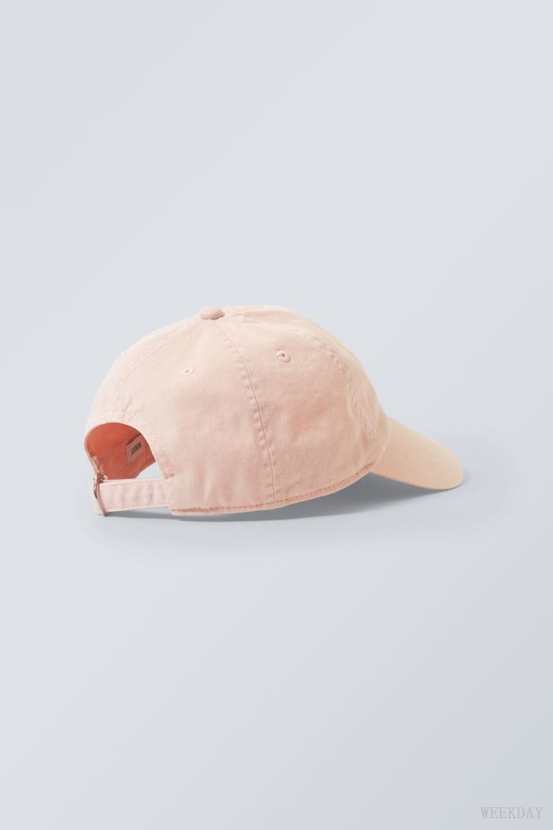 Weekday Essential Washed Cap Pink | TCNE3818