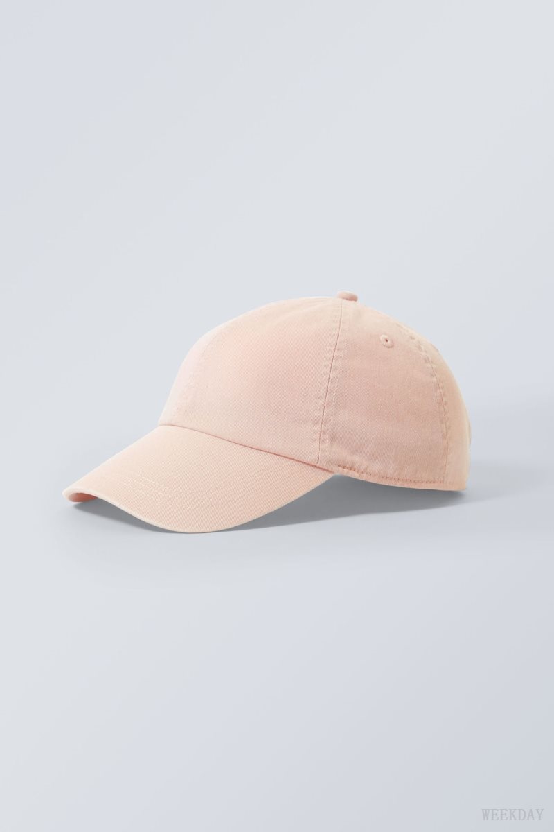 Weekday Essential Washed Cap Pink | TCNE3818