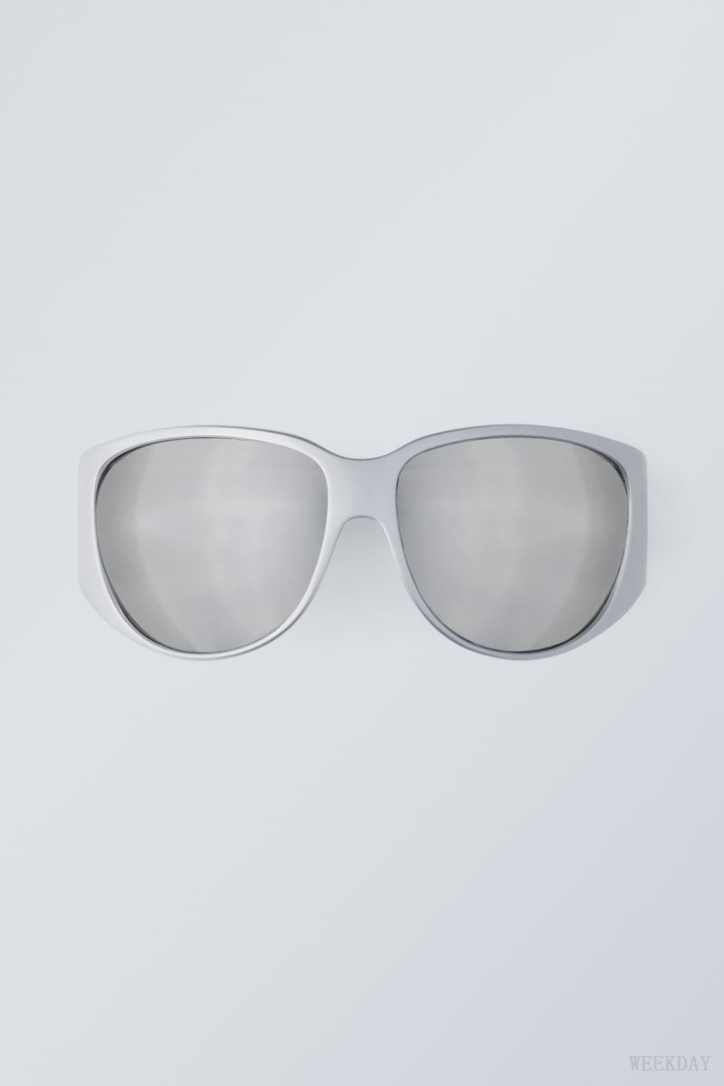 Weekday Fare Sunglasses Silver | WBZW6898