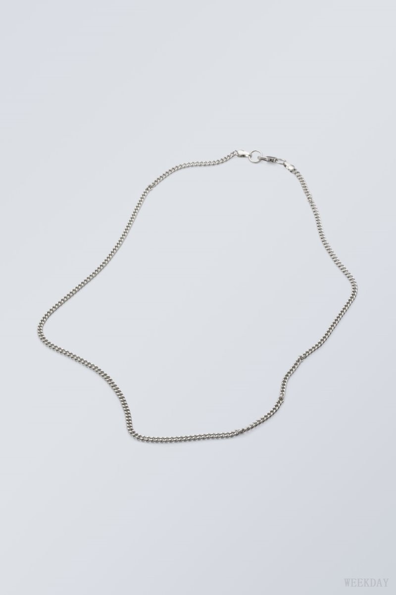 Weekday John Necklace Silver | LYCT0244