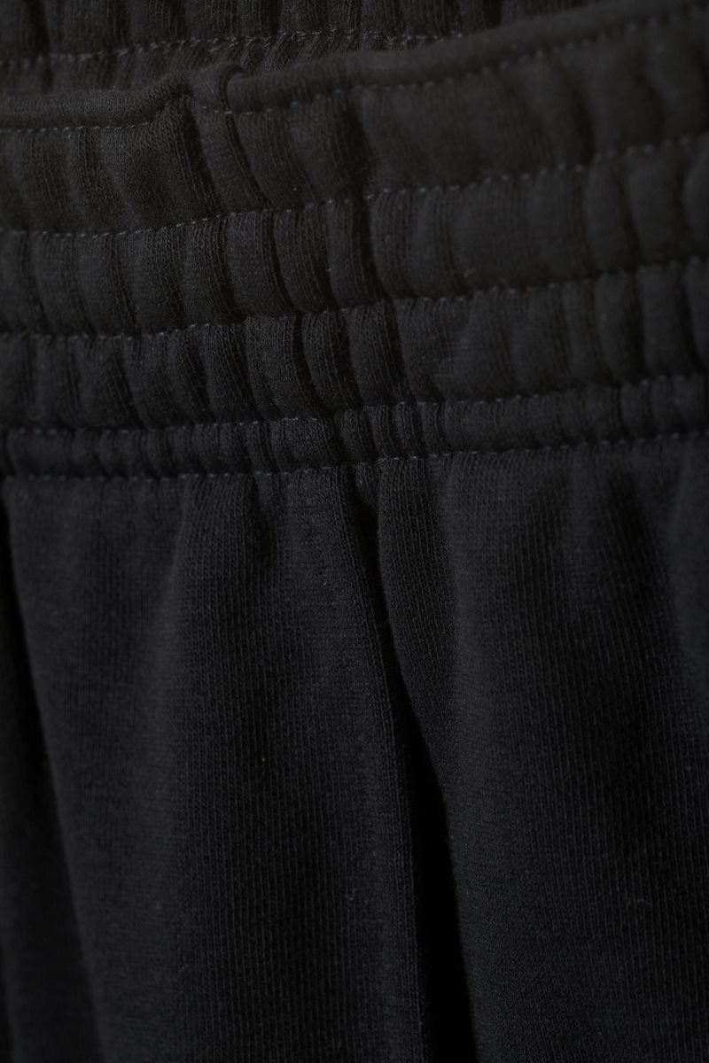 Weekday Ken Terry Lightweight Shorts Black | CYFA6043