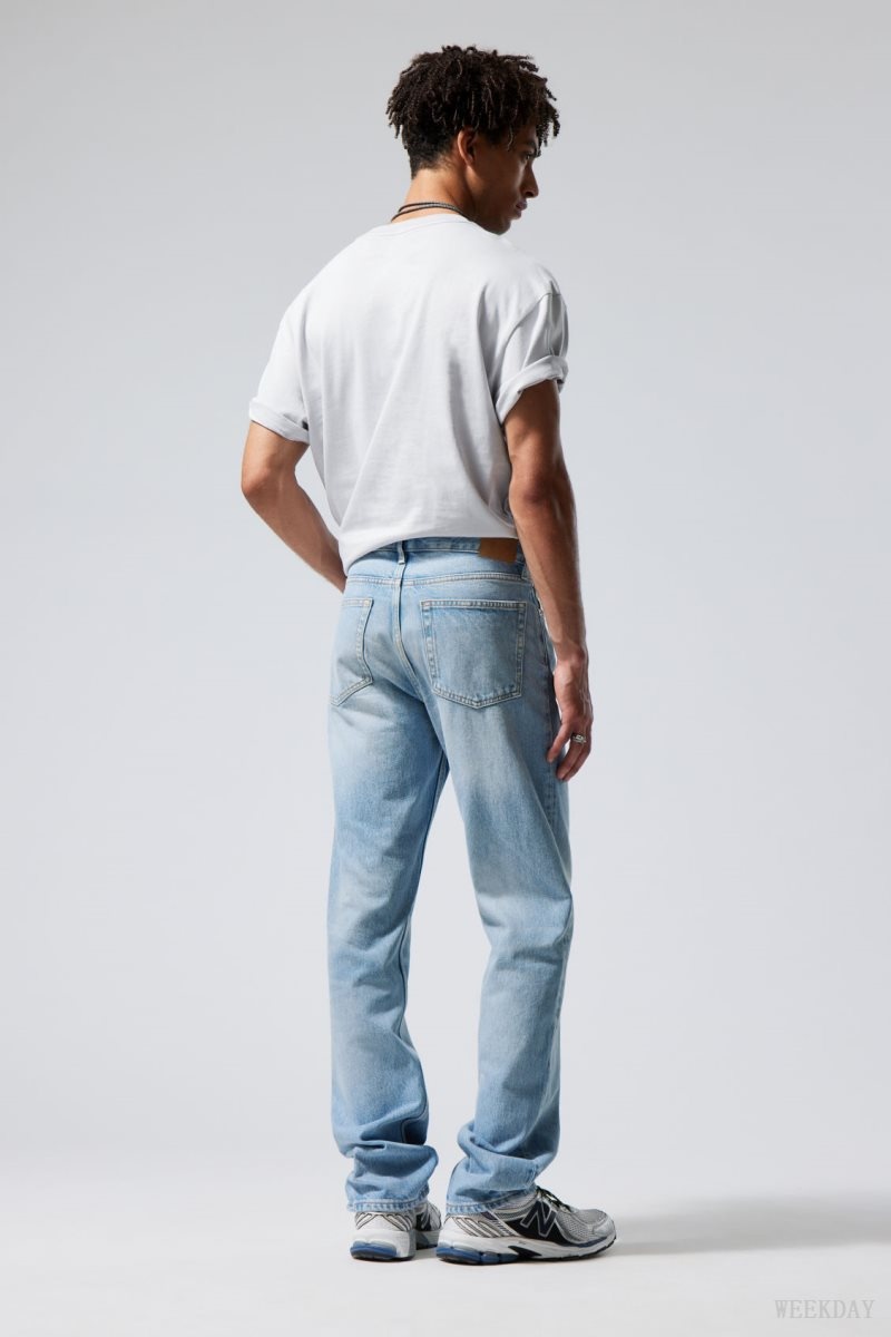 Weekday Klean Regular Straight Jeans Blue | ZBCQ9583