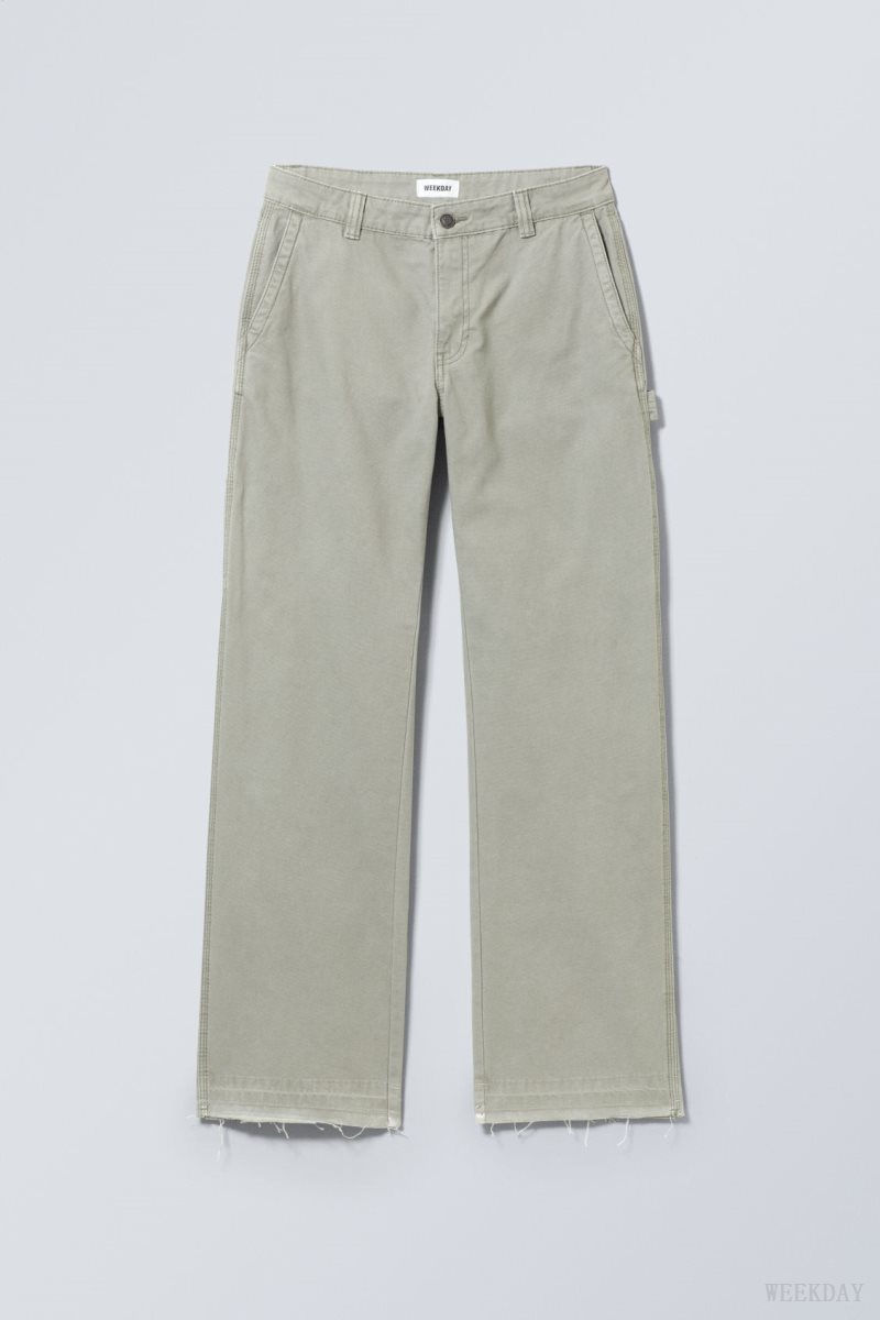 Weekday Mace Carpenter Trousers Grey | HGED7483