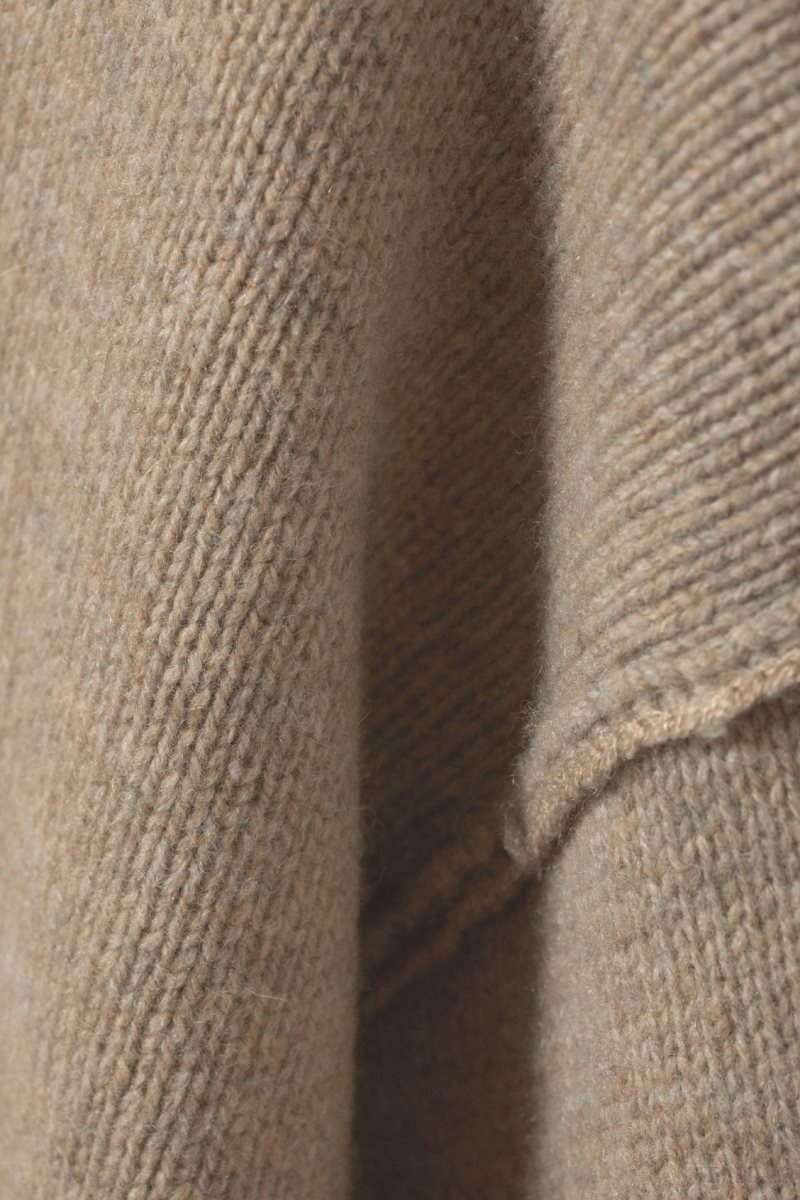 Weekday Maggie Wool Turtleneck Beige | CBCY4855