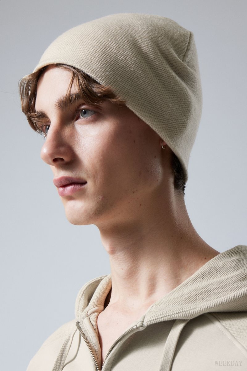 Weekday No Fold Beanie Light Mole | UPQM2516