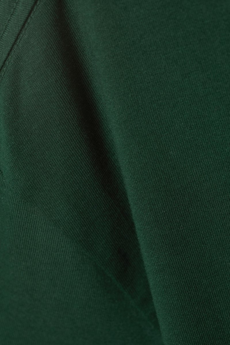 Weekday Oversized Heavyweight T-shirt Dark Green | BGEK3543