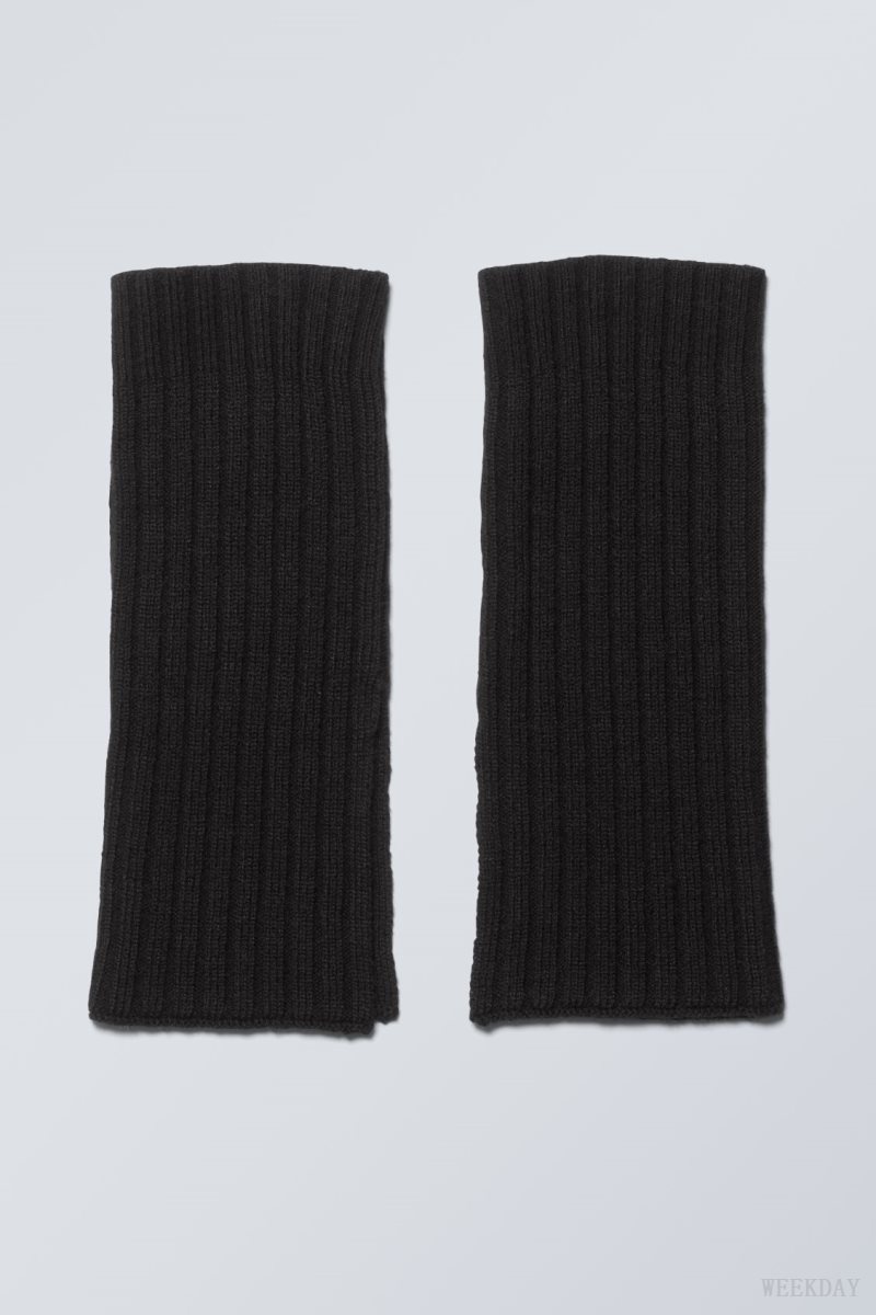 Weekday Short Leg Warmers Black | XQQK6523