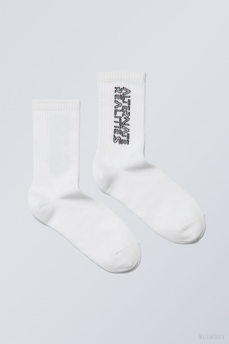 Weekday Sport Printed Socks Alternate Realities | REVV6421