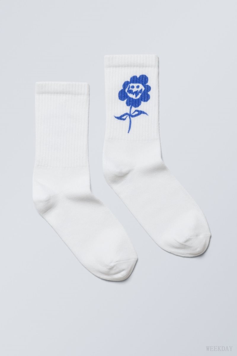 Weekday Sport Printed Socks Alternate Realities | XDOY8527