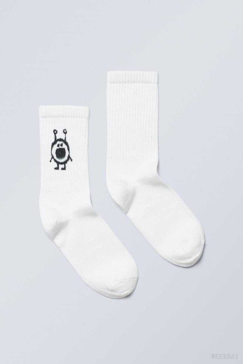 Weekday Sport Printed Socks Mini Tubbie | GLSL0322