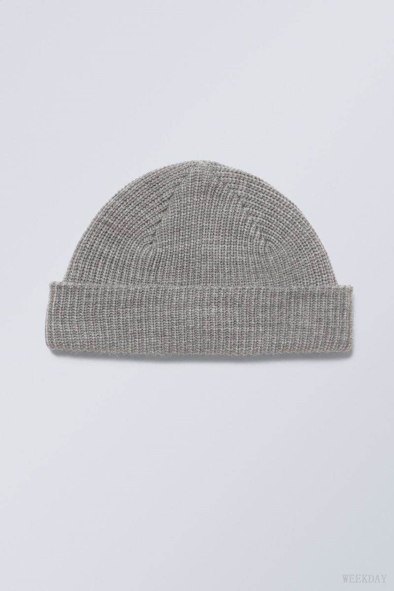 Weekday Stan Beanie Grey | ECNB2247