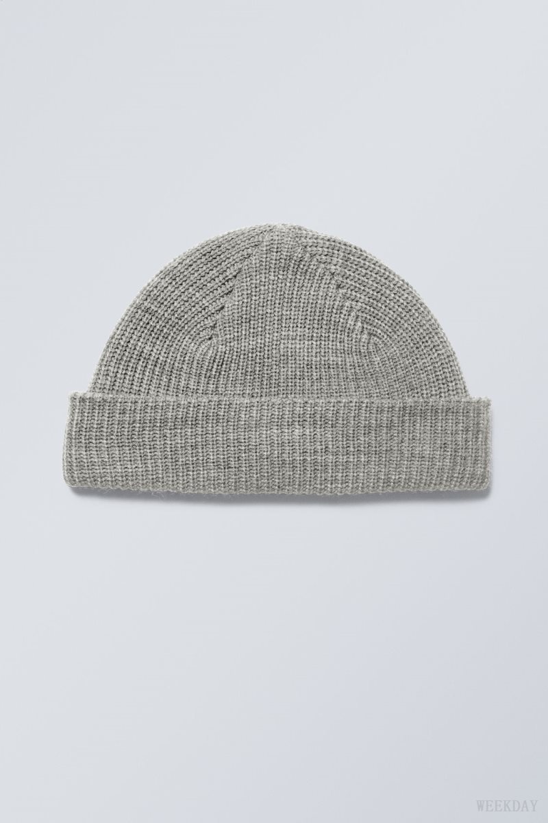 Weekday Stan Beanie Grey | ECNB2247