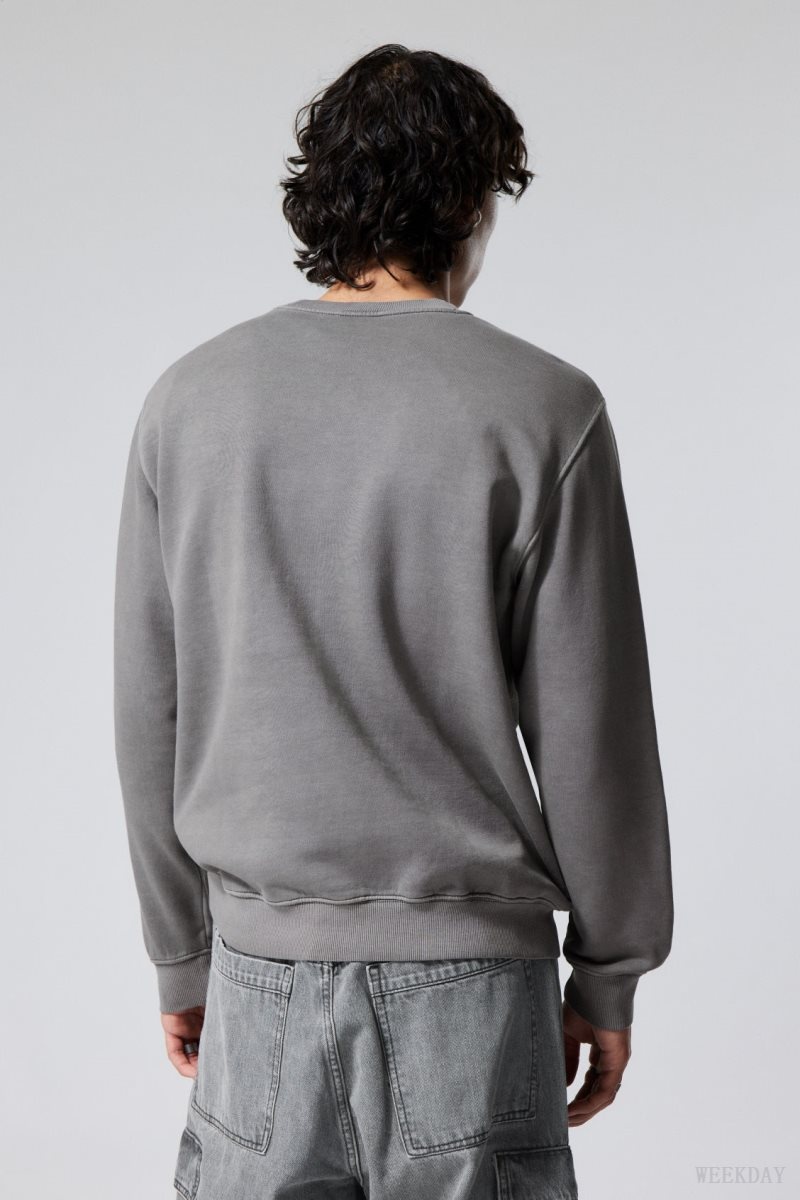 Weekday Standard Midweight Sweatshirt Grey | YCGQ2857