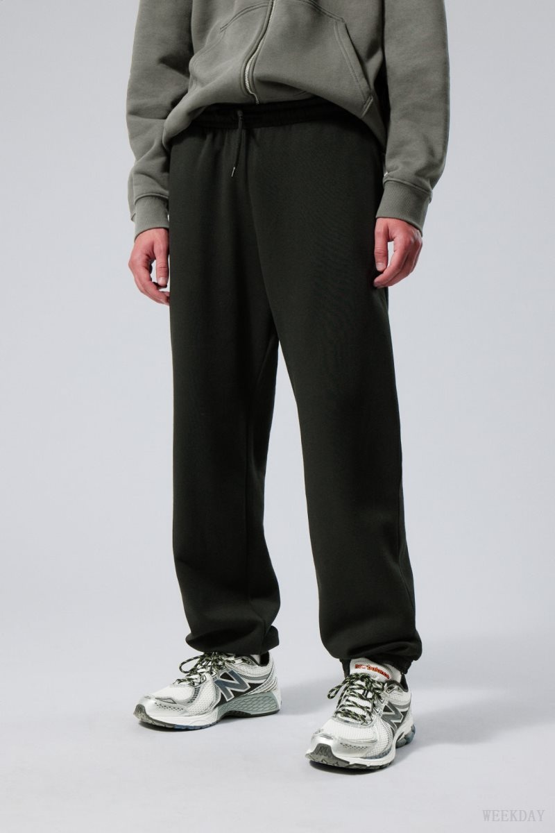 Weekday Standard Sweatpants Black | OQDM5198