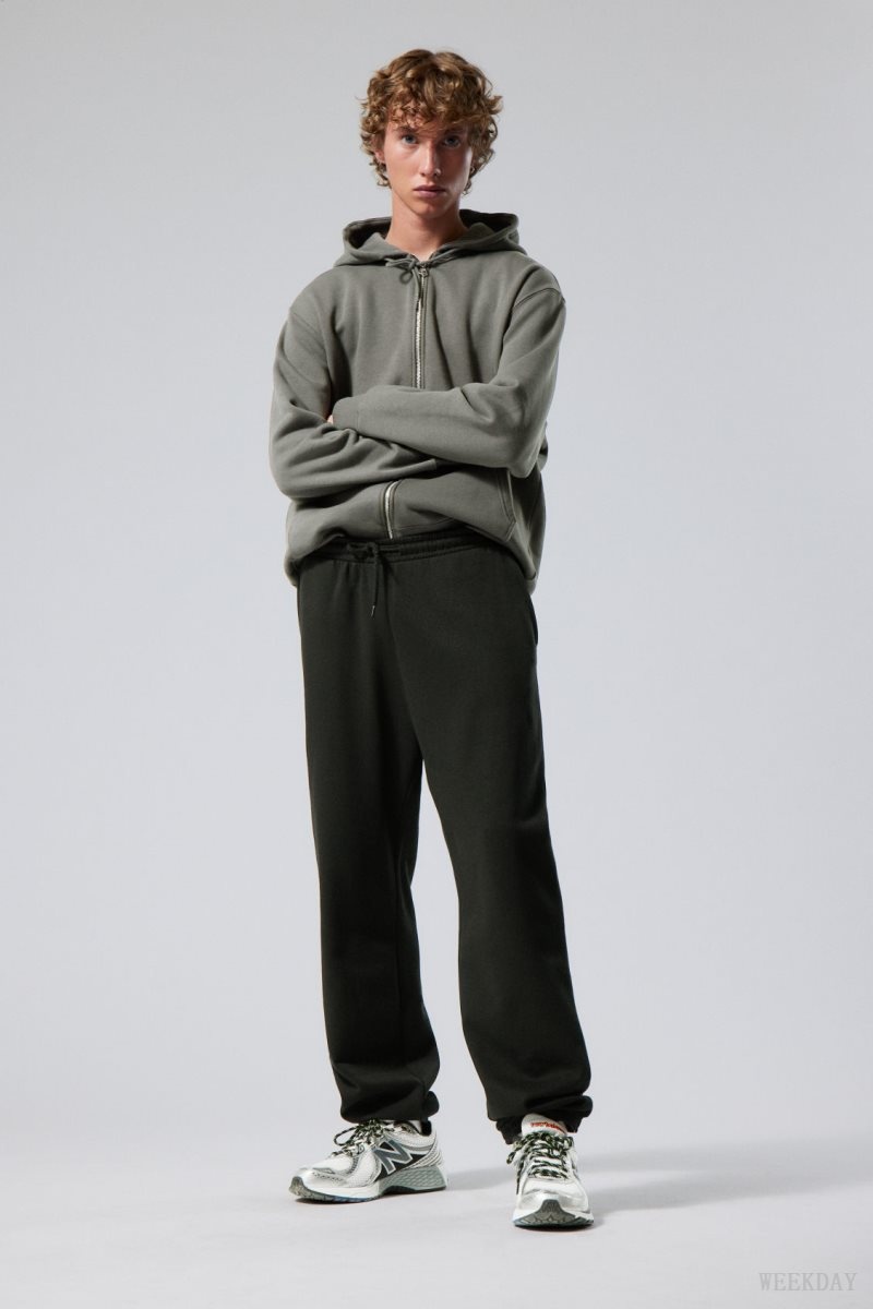 Weekday Standard Sweatpants Black | OQDM5198